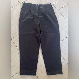 Black Cotton Pants